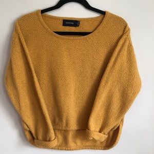 MINKPINK Mustard Yellow Knit Sweater